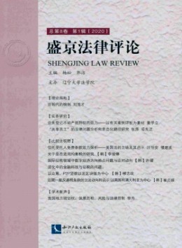  Shengjing Legal Review