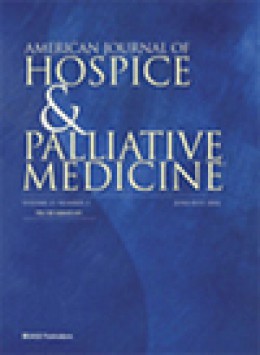 American Journal Of Hospice & Palliative Medicine