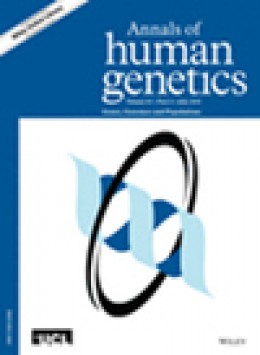 Annals Of Human Genetics