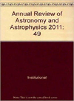 Annual Review Of Astronomy And Astrophysics