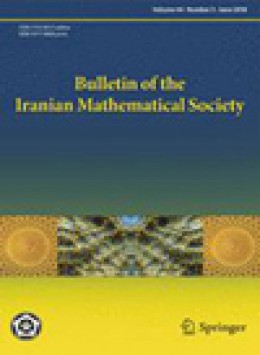 Bulletin Of The Iranian Mathematical Society