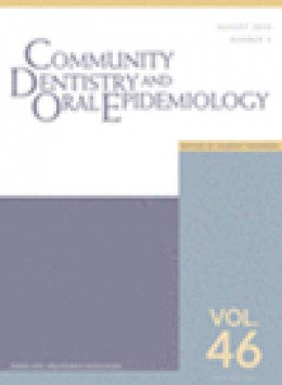 Community Dentistry And Oral Epidemiology