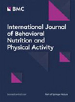 International Journal Of Behavioral Nutrition And Physical Activity