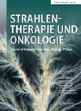 Strahlentherapie Und Onkologie