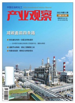 Observation of China's petroleum and chemical industry