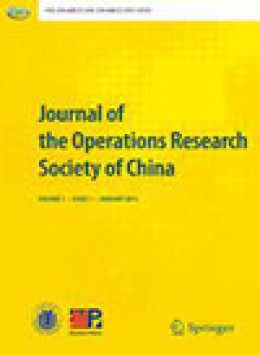 Journal Of The Operations Research Society Of China