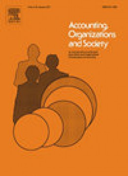 Accounting Organizations And Society