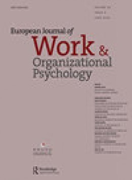 European Journal Of Work And Organizational Psychology