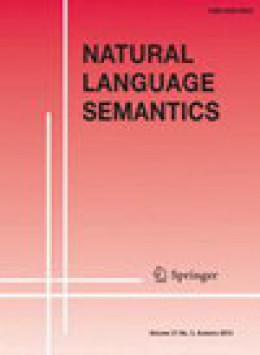 Natural Language Semantics