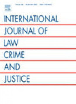 International Journal Of Law Crime And Justice