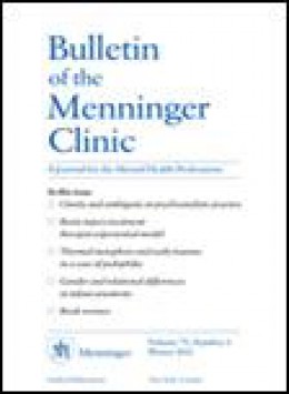 Bulletin Of The Menninger Clinic