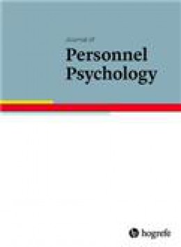 Journal Of Personnel Psychology