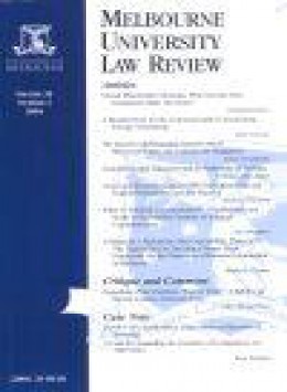 Melbourne University Law Review