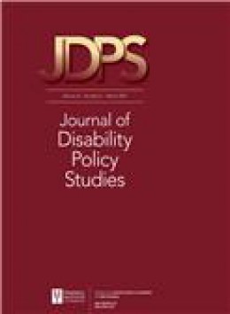 Journal Of Disability Policy Studies