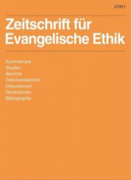 Zeitschrift Fur Evangelische Ethik