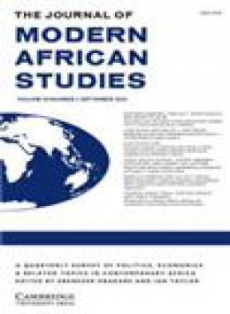 Journal Of Modern African Studies