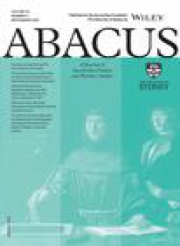 Abacus-a Journal Of Accounting Finance And Business Studies