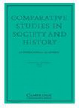 Comparative Studies In Society And History