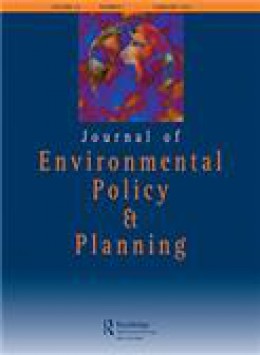 Journal Of Environmental Policy & Planning