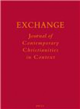 Exchange-journal Of Contemporary Christianities In Context