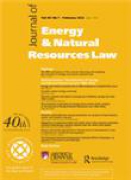 Journal Of Energy & Natural Resources Law