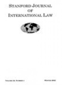 Stanford Journal Of International Law