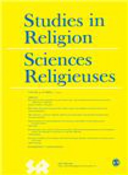 Studies In Religion-sciences Religieuses