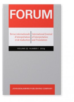 Forum-revue Internationale D Interpretation Et De Traduction-international Journ